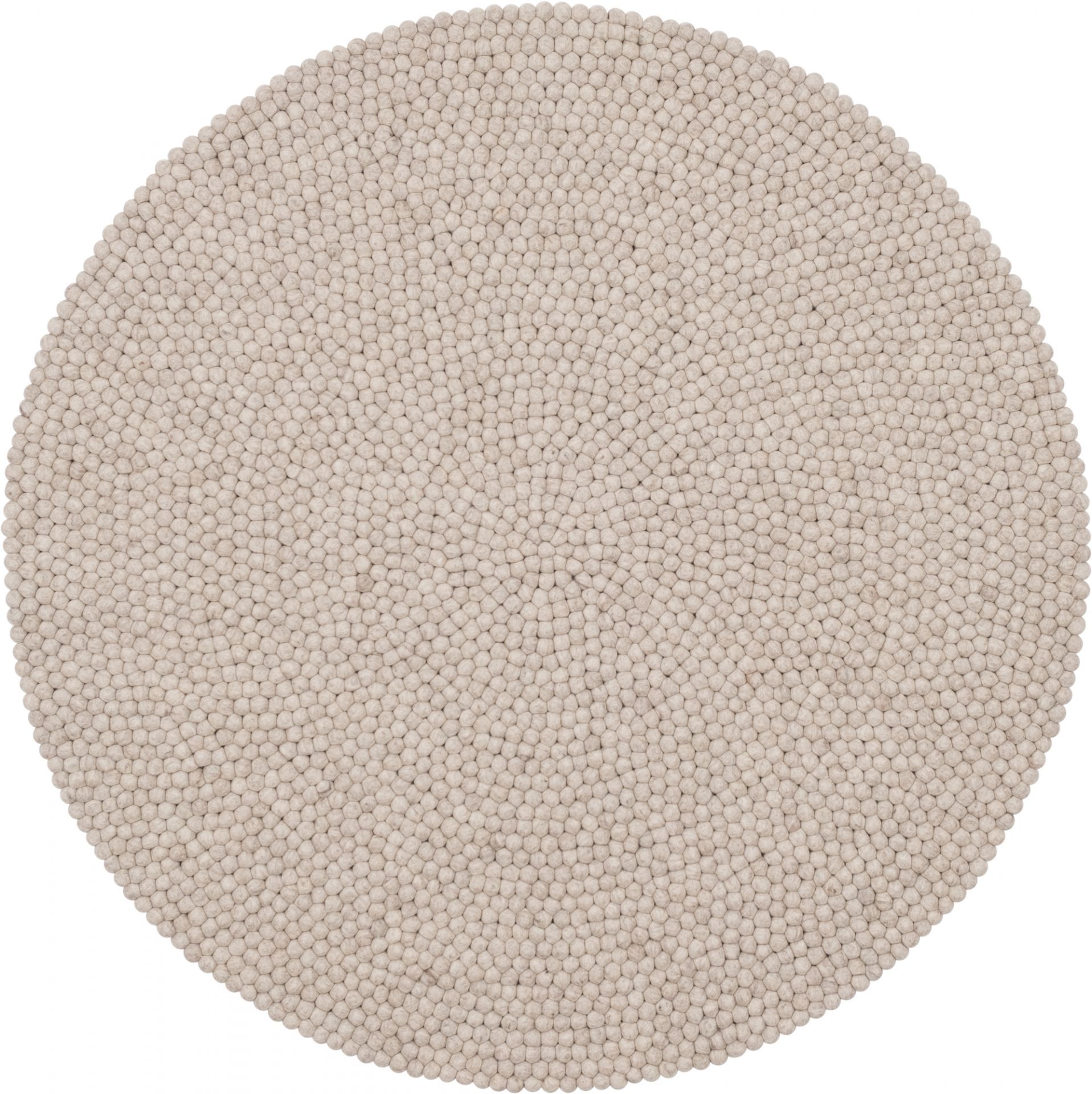 Filzkugel Teppich rund 160 cm myfelt